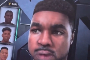 绷不住了！唐斯玩2K用面部扫描自建球员 得到一张陌生的脸😂