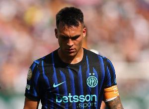 记者：劳塔罗大部分时间都在随队训练，可以出战对阵萨索洛的比赛