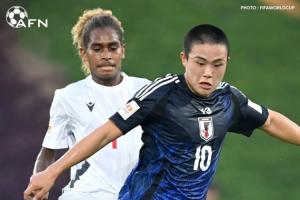 爆冷💥日本U17世界杯0-0遭新喀里多尼亚逼平，后者球员疯狂庆祝